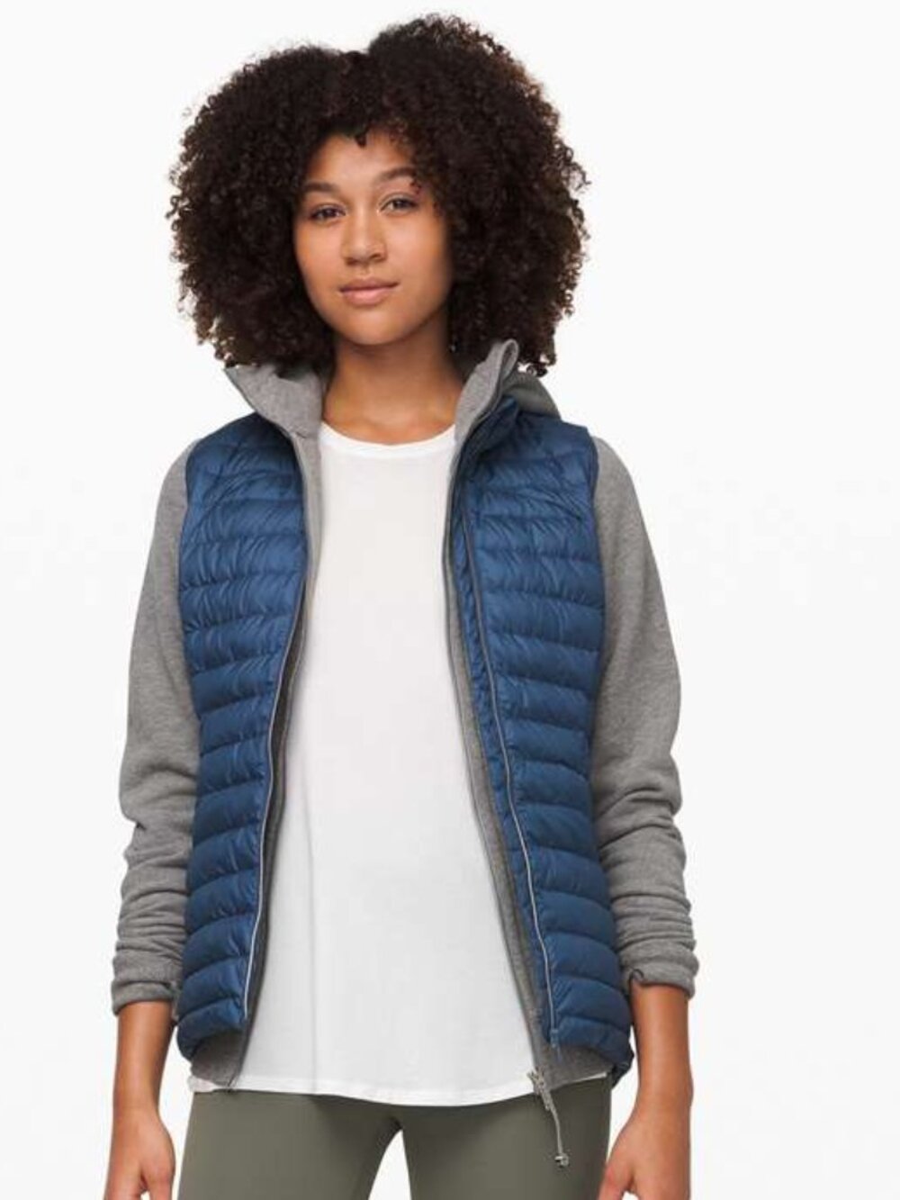 Lululemon Pack It Down Vest Navy Packable With Bag - Size 6